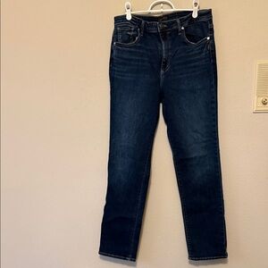 Silver Jeans Dark Blue Straight Leg Women's Jeans